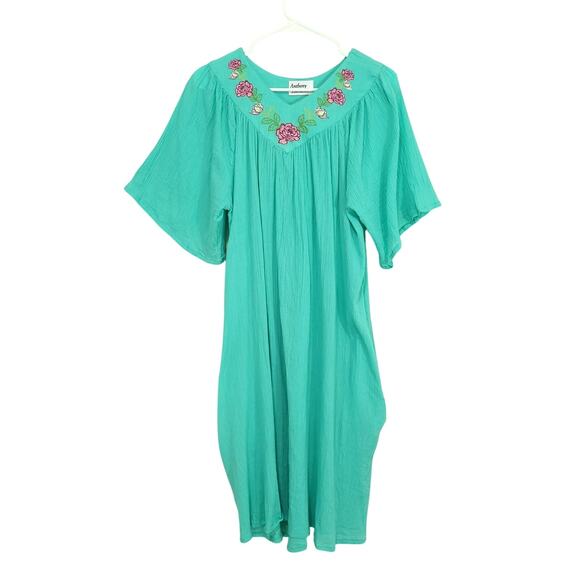 Anthony Richards Dress Muumuu Womens Large Spring Summer Breezy Coastal Resort - Picture 1 of 11